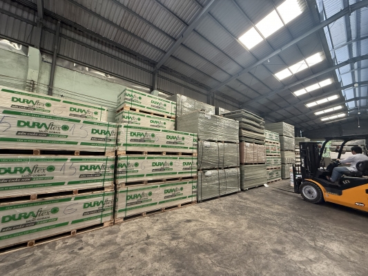 Cung cấp tấm Cemboard làm gác và sắt hộp mạ kẽm 40x80, 50x100