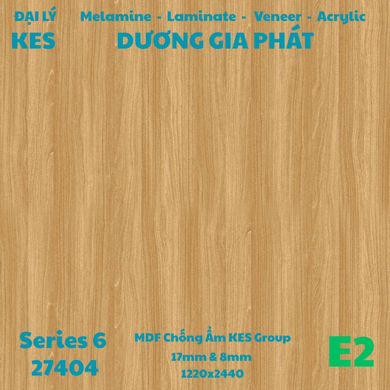 MDF Chống Ẩm KES 27404 17mm & 8mm