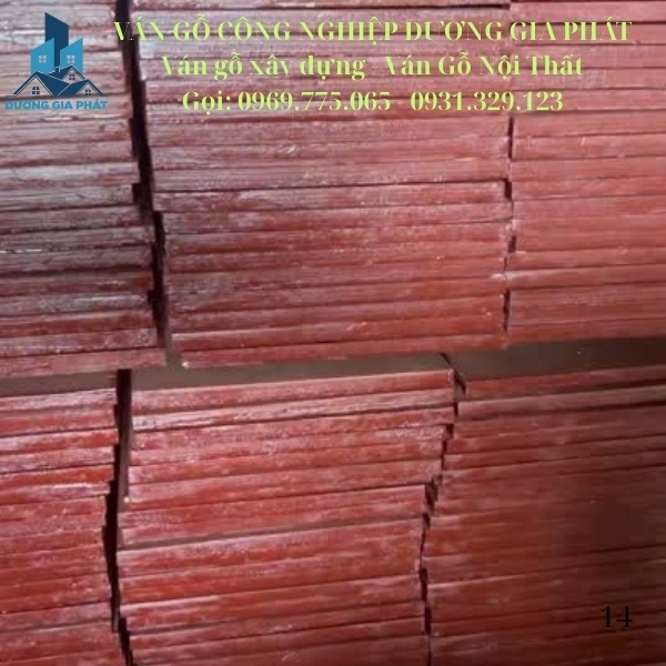 VÁN CỐP PHA PHỦ PHIM VÀ VÁN CỐP PHA ĐỎ / ĐEN/ XANH/ VÀNG / CAM