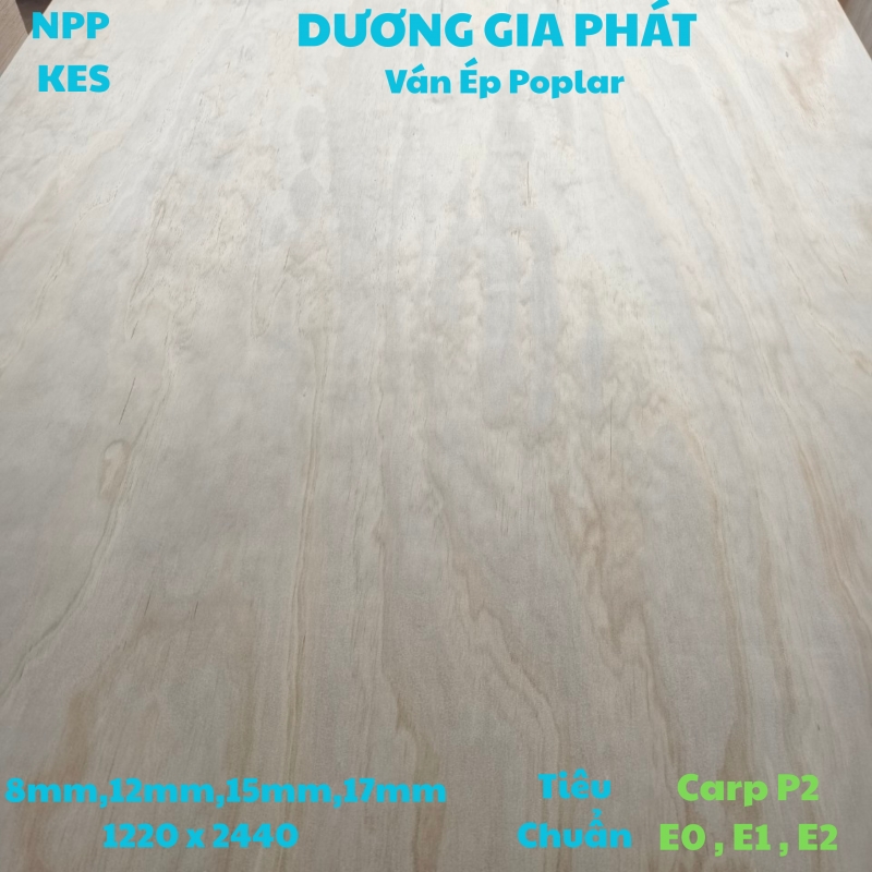 Ván Ép Mặt Poplar
